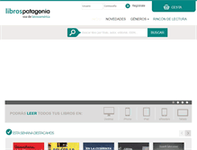 Tablet Screenshot of librospatagonia.com